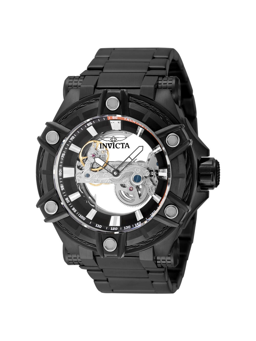 invicta Bolt Phantom Automatic Men's Watch - 52mm, Black (49059)